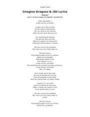 enemy lyrics|enemy lyrics english.